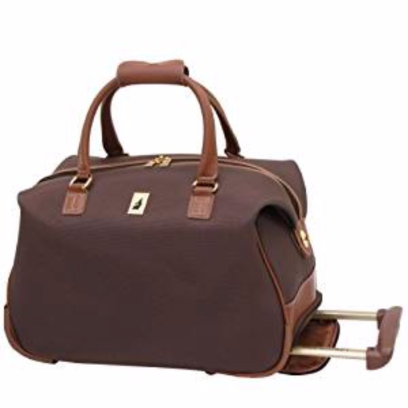 london fog rolling duffel